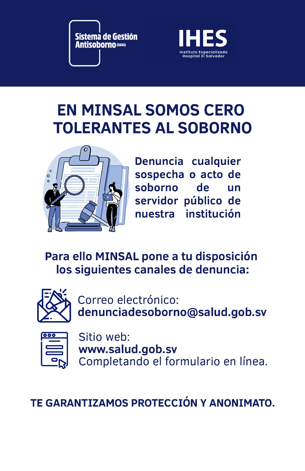 Canales de denuncia